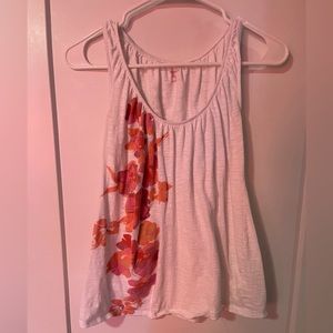 Motherhood Maternity Tank - White and Floral